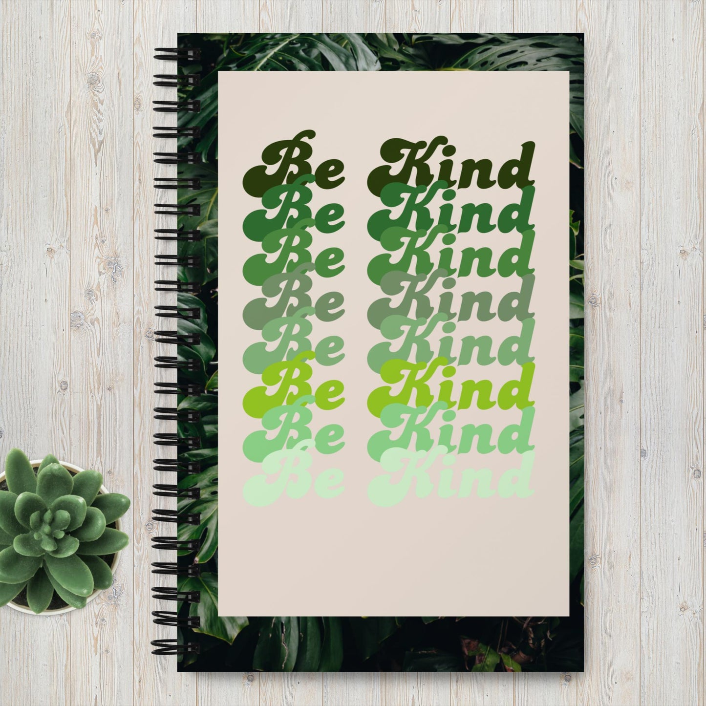 "Be Kind" Spiral Notebook 5.5″ × 8.5″