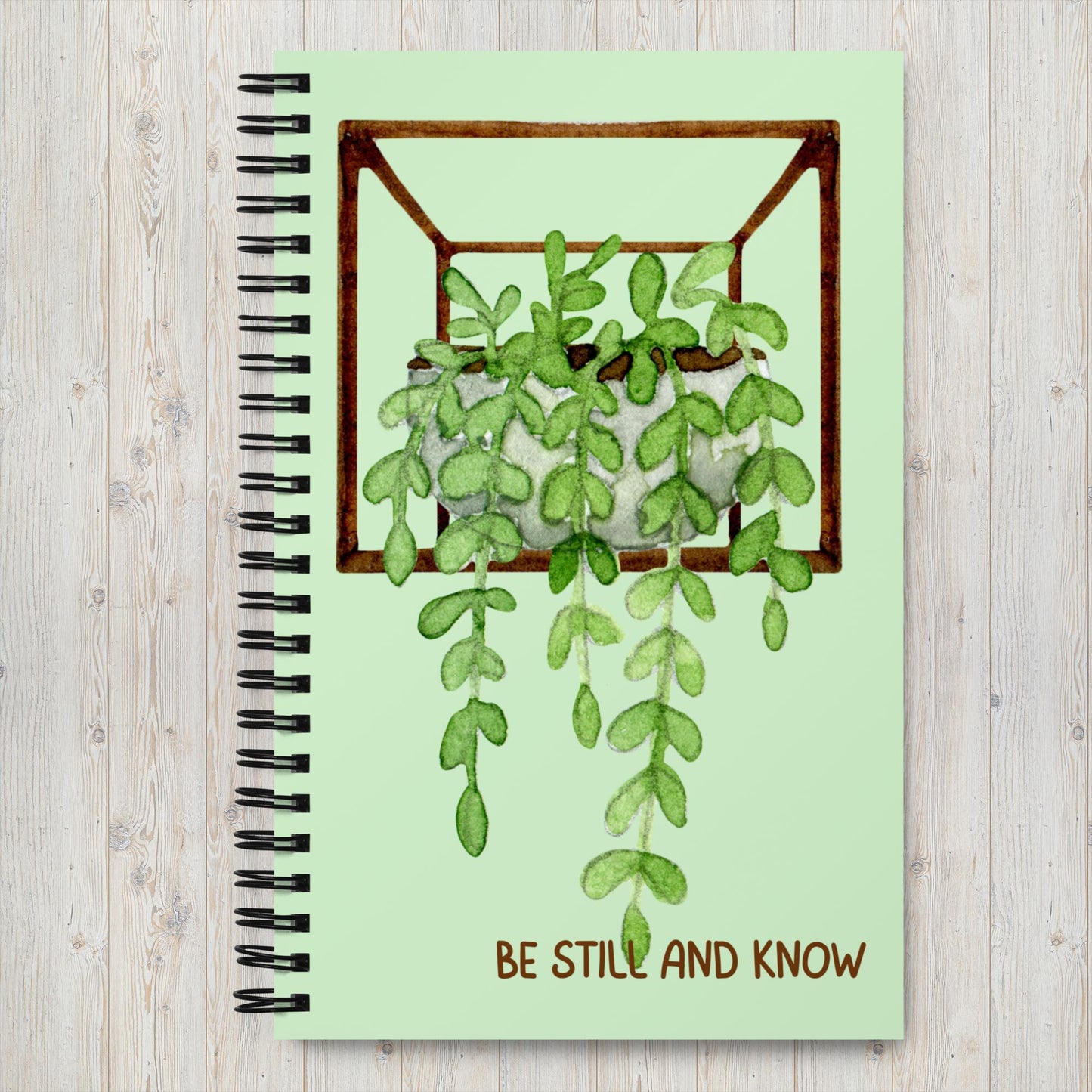 "Be still and know" Spiral Notebook 5.5″ × 8.5″